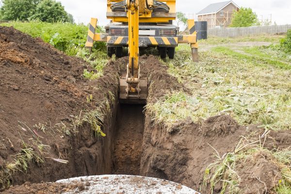 Drainage Trench Installation in Paducah