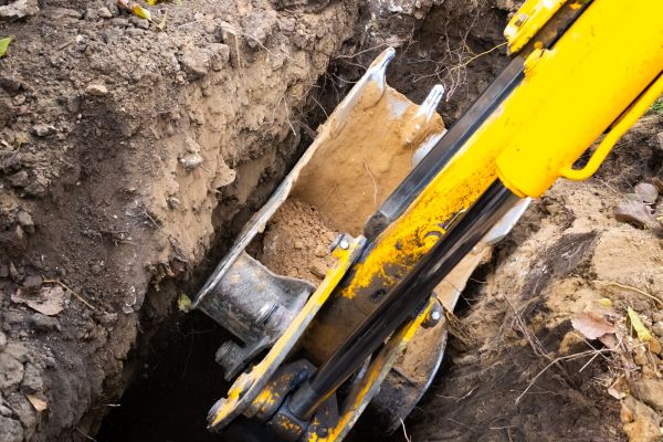 Downspout Trenching in Paducah