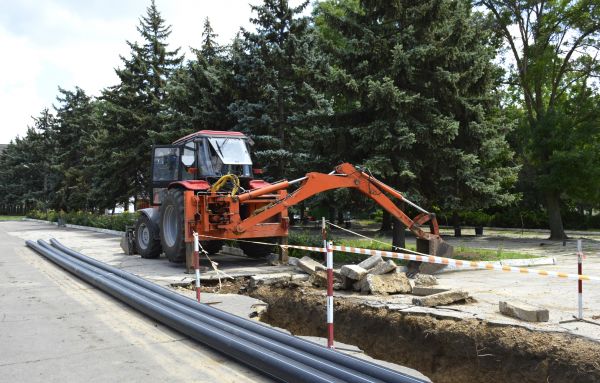 Sewer Line Excavation