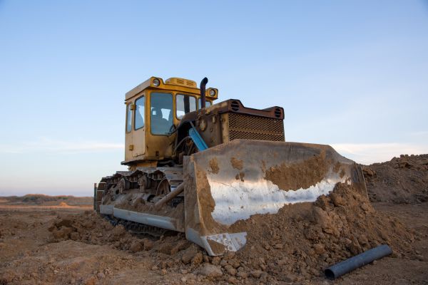 Bulldozer Land Grading in Paducah