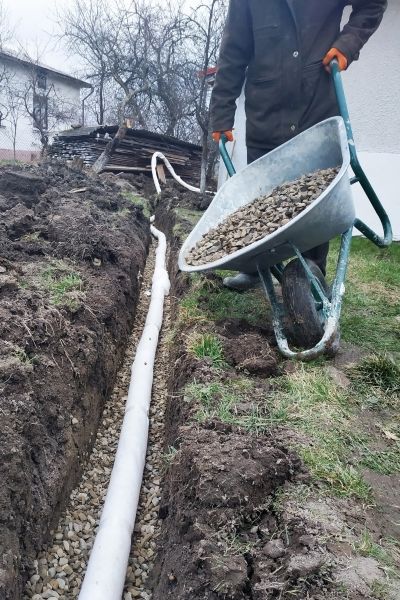 Drain Trenching in Paducah