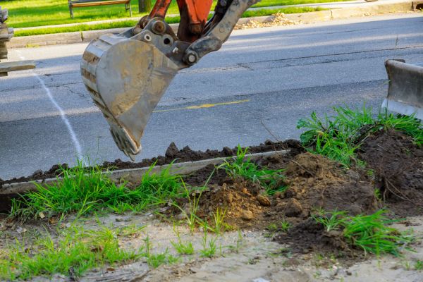 Sewer Line Trenching Service